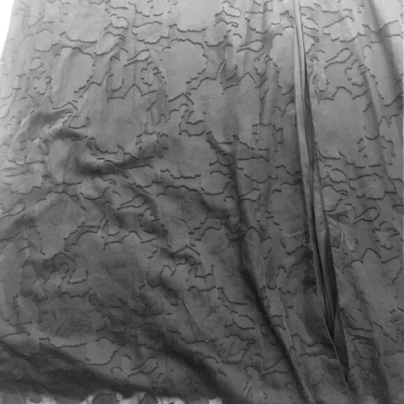 Lulus NEW Romantic Beauty Black Floral Embroidered Strapless Maxi Dress Size XL - Picture 5 of 12